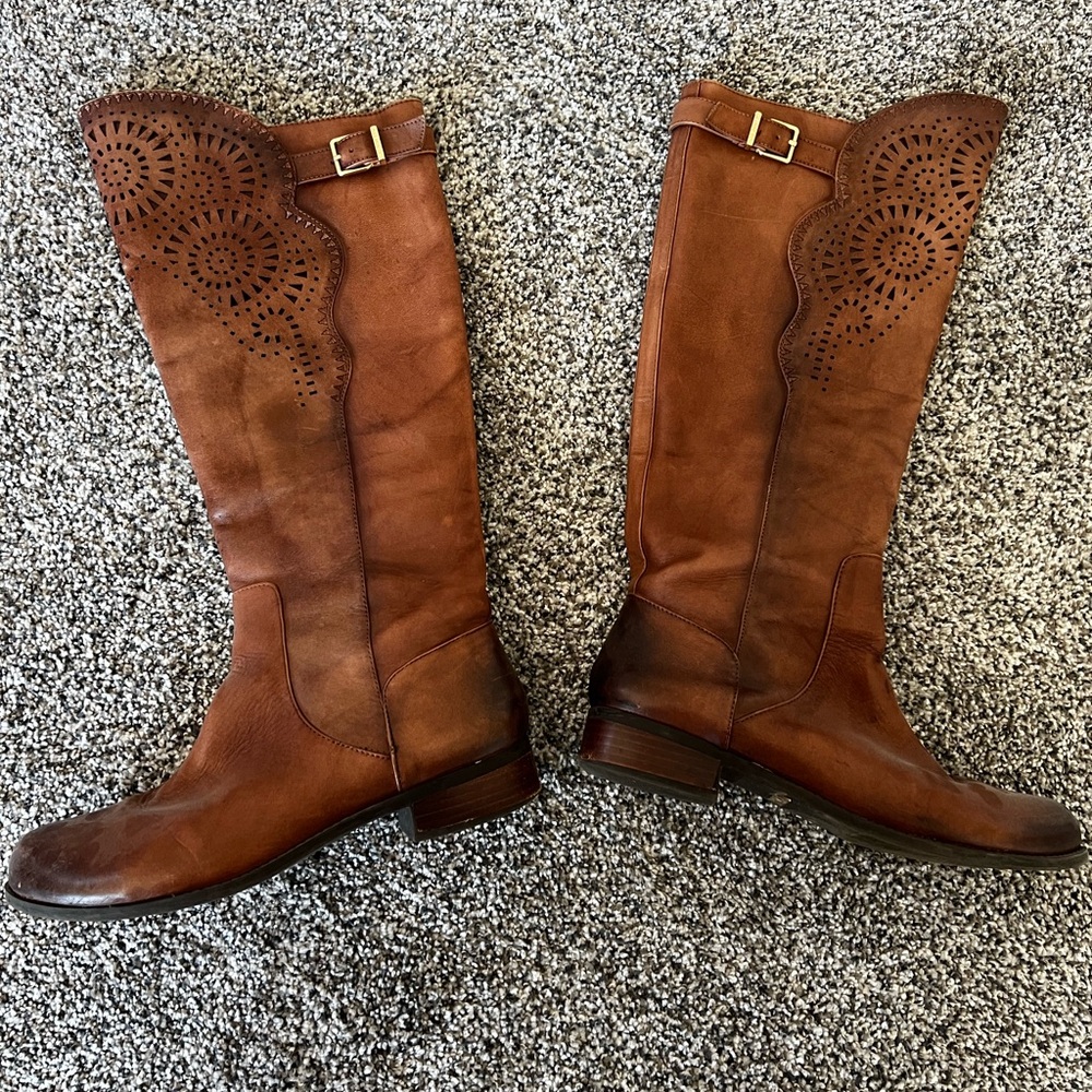 Gianni Bini leather riding boots, size 9.5